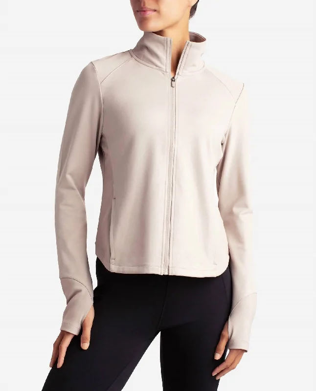 Modern Women's Fashion with Vintage Touches Full-Zip Run Jacket In Atmosphere