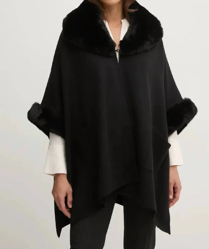Women's Clothing For Work Oversized Shawl Collar Coat In Black