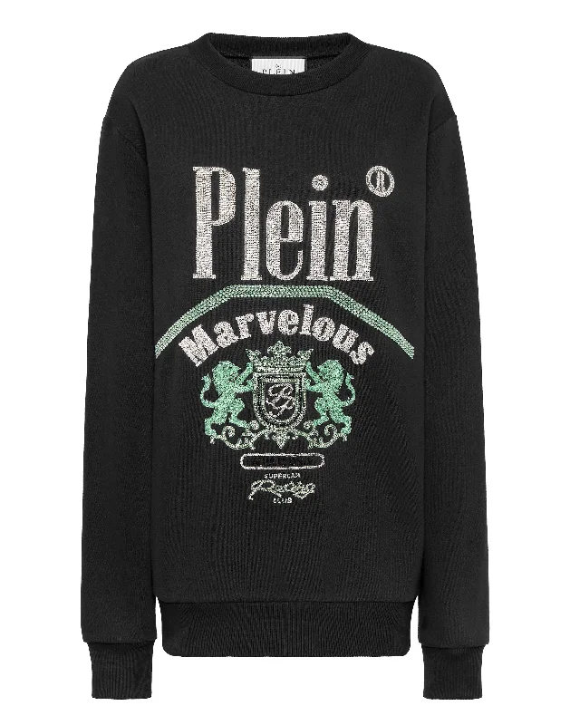 Dreamy Draping Pullover Round Neck LS Marvelous
