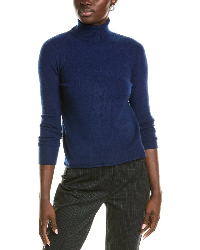 Best Sellers sofiacashmere Roll Cuff & Hem Turtleneck Sweater