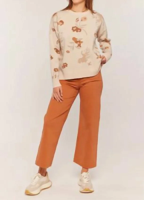 Unleash Your Fashion Corinna Sweater In Taupe