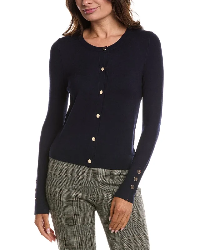 Holiday Glam T tahari Crew Neck Cardigan