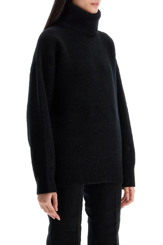 Vibrant Femme Fashion Toteme Black Rws Wool And Cashmere Turtleneck Sweater