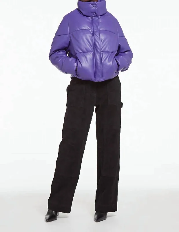 Women's Outerwear Apparel Jemma Puffer Jacket In Electric Purple