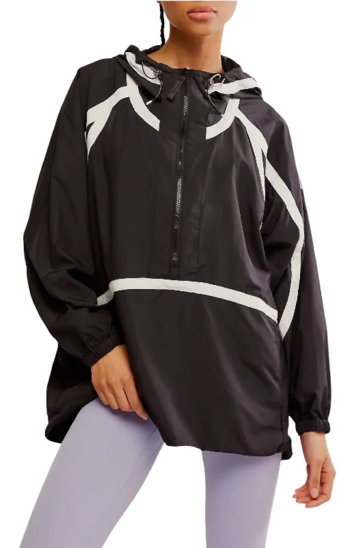 Trendy Online Boutiques Cares Like The Wind Logo Jacket In Black Logo Combo