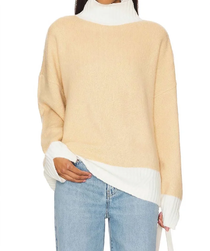 Browse Our Top Products Andi Sweater In Beige/ivory