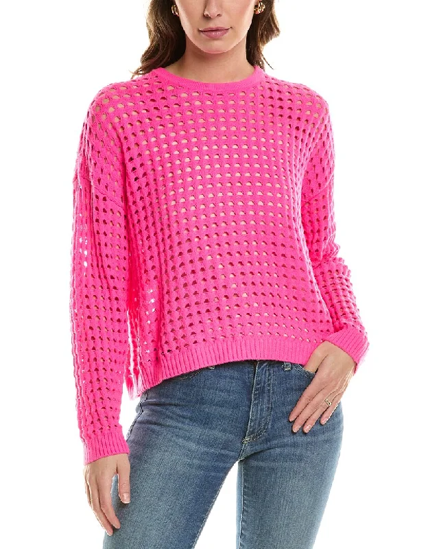 Floral Style WISPR Open Knit Sweater