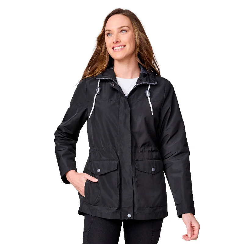 Women's Luxury Attire Free Country Women's Rain Away Anorak Rain Jacket