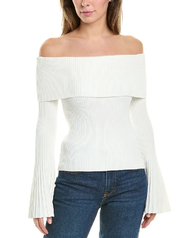 Cool Prices BCBGMAXAZRIA Off Shoulder Sweater