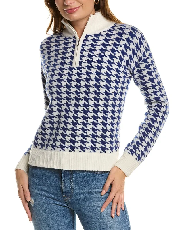 Romantic Date - Night Ensemble Kier+J Houndstooth Wool & Cashmere-Blend Sweater