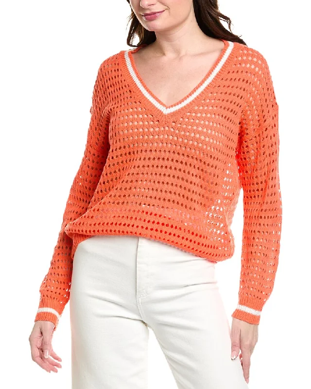 Limited Time Offer ANNA KAY Sergia Open Knit Cashmere-Blend Sweater