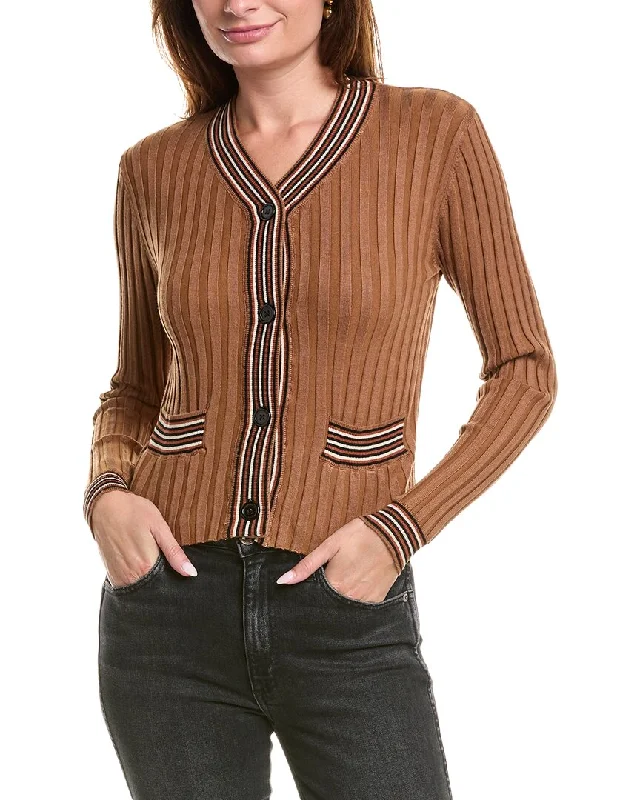 Fashion Forward YAL New York Multi Stripe Cardigan
