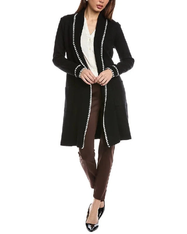 Trendsetter's Closet T Tahari Embroidery Cardigan