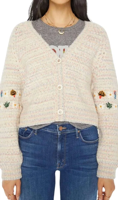 Flash Sale Fever Raglan Bell Cardigan In Dont Eat The Daises