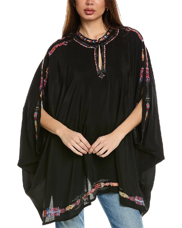 Fashion Sale Johnny Was Plus Sascha Silk Poncho