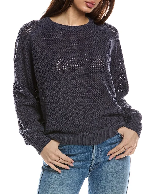 Refined Simplicity Electric & Rose Weave Sweater