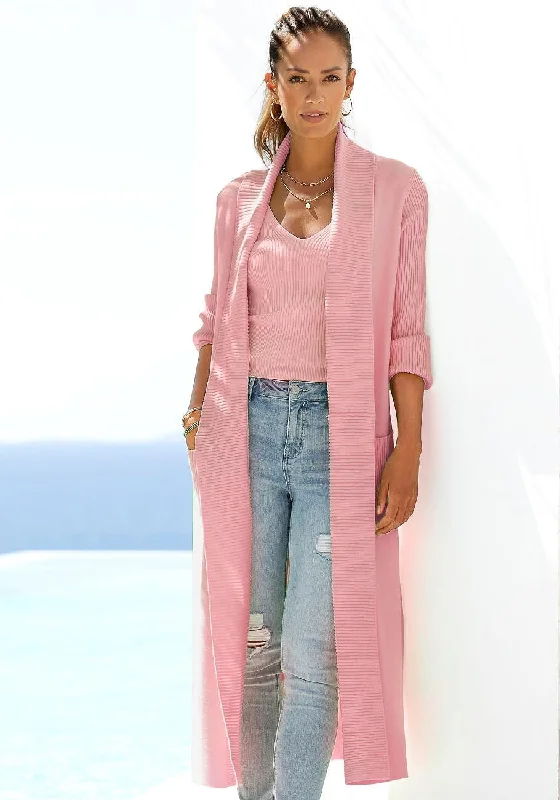 Fashion Deal LASCANA Women's Long Knit Cardigan