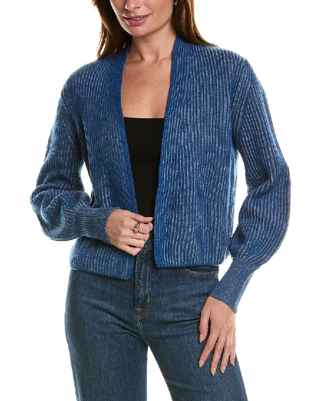 Save Big Forte Cashmere Plaited Wool & Cashmere-Blend Cardigan