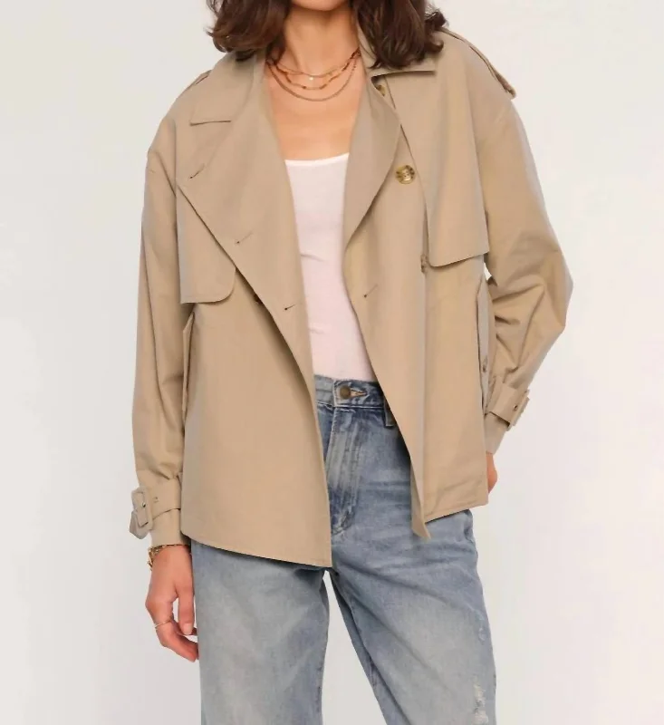 Affordable Online Boutiques Lissette Jacket In Beige