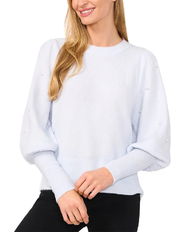 Mother's Day Special CeCe Pearl Sleeve Sweater