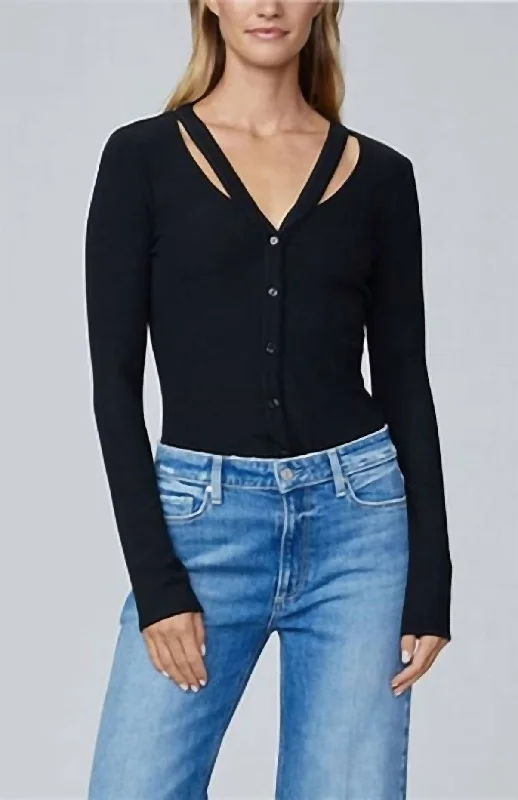 Versatile Outfits Sycamore Cardigan In Black