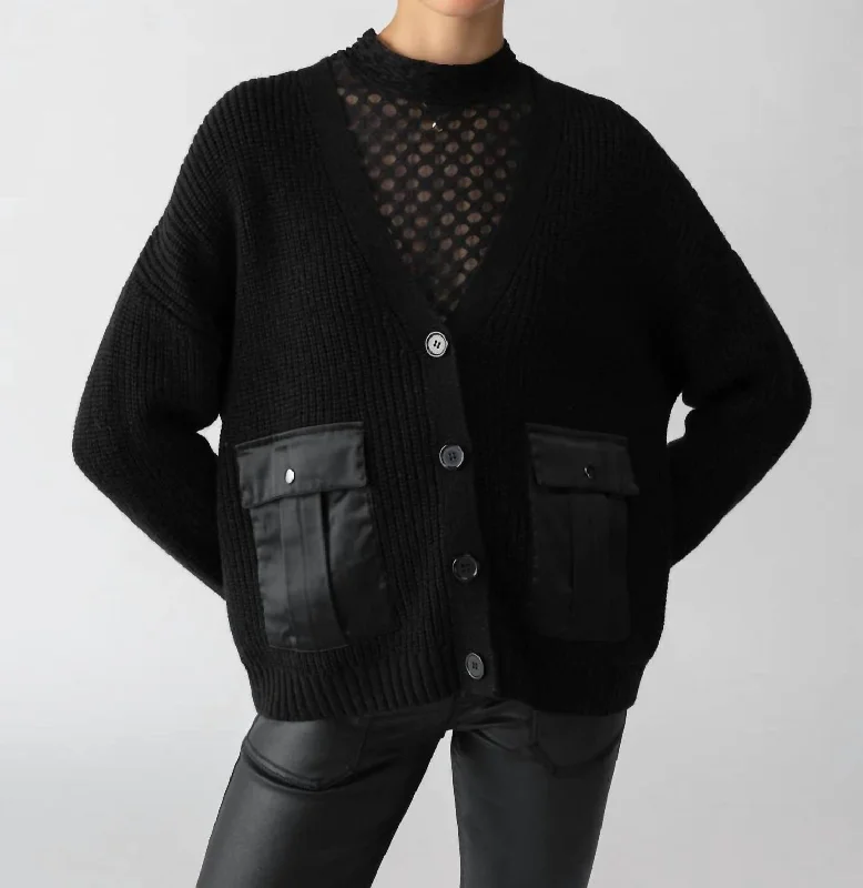 Browse Our Top Products Women's Trend Setter Cardigan In Black
