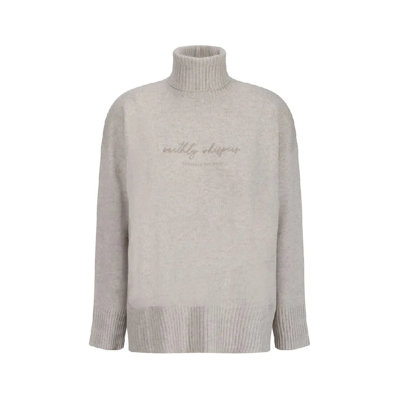Cottagecore Rustic Charm Style Brunello Cucinelli Turtleneck Women's Sweater