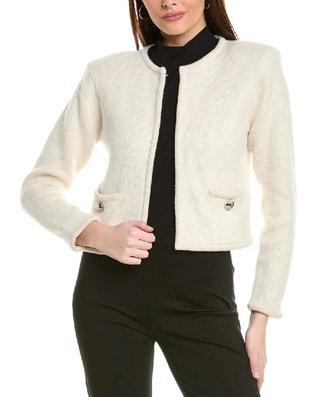 Vibrant Femme Fashion Hugo Boss Ficily Wool, Alpaca & Cashmere-Blend Cardigan