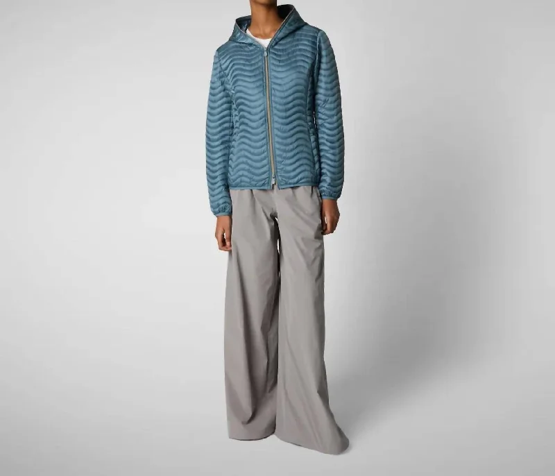 Women's Stylish Vacation Attire Melody Puffer Jacket In Atitlan Grey