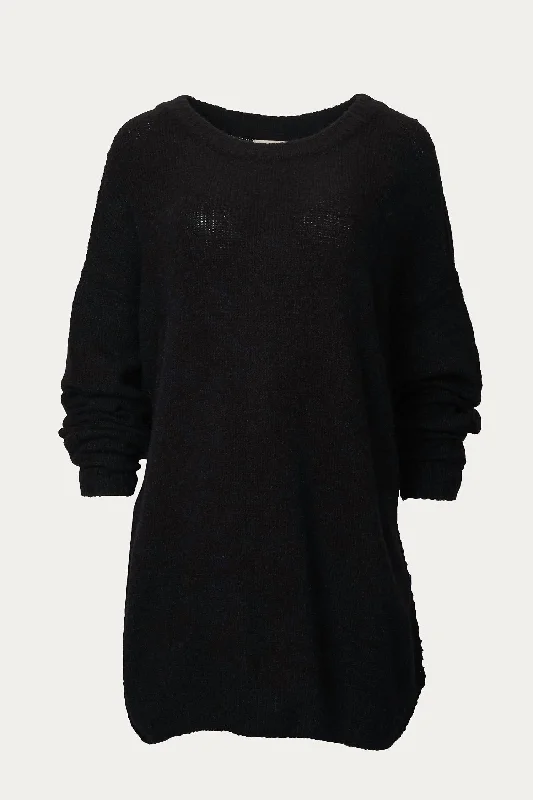 Fashion Sale Slouchy Oversized Essential Sweater In Black