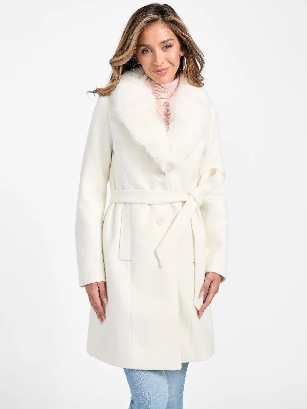 Women's Evening Outfit Cheryl Faux-Fur Coat