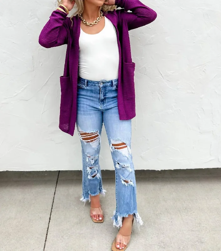Limited Time Flash Sale Fall Lola Cardigans In Purple