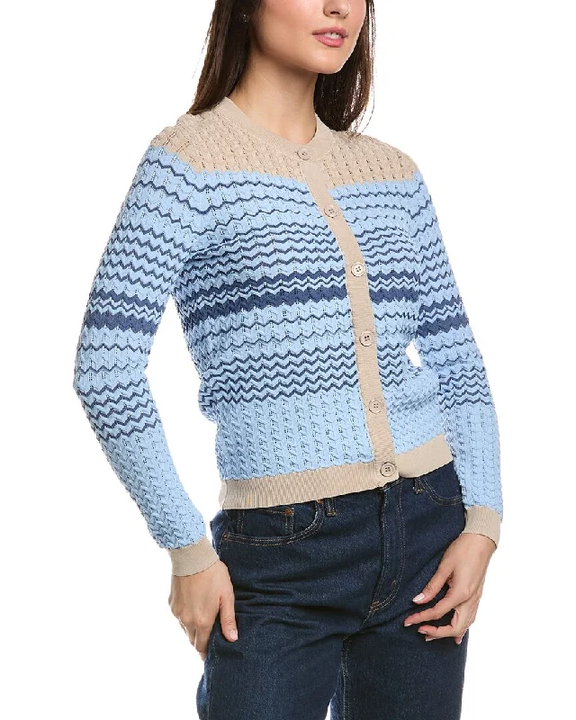 Vibrant Prints YAL New York Cardigan