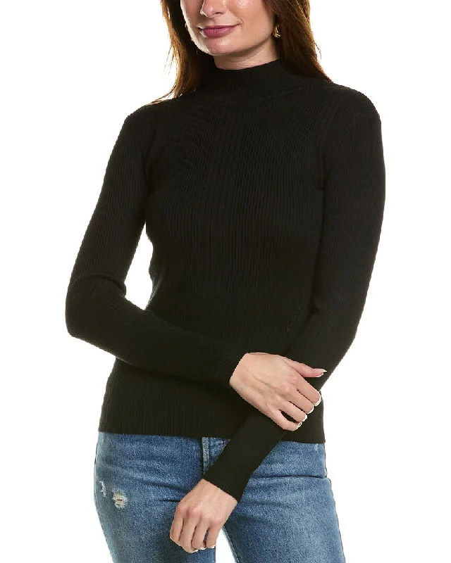 Buy More, Save More T Tahari Mock Neck Sweater