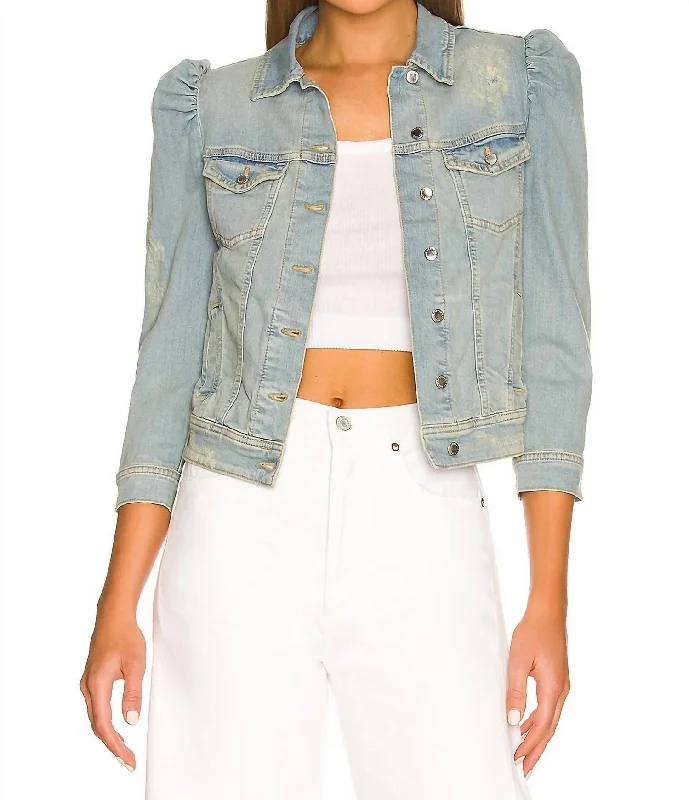 Women's Functional Apparel For Outdoor Activities Ada Jacket In Porcelain Blue