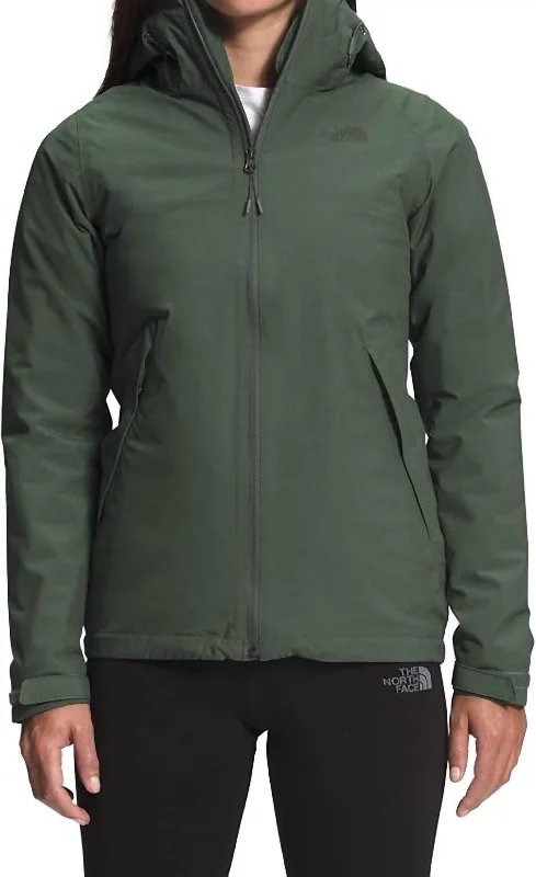 Sustainable Women's Clothing Carto Triclimate Jacket In Thyme/thyme