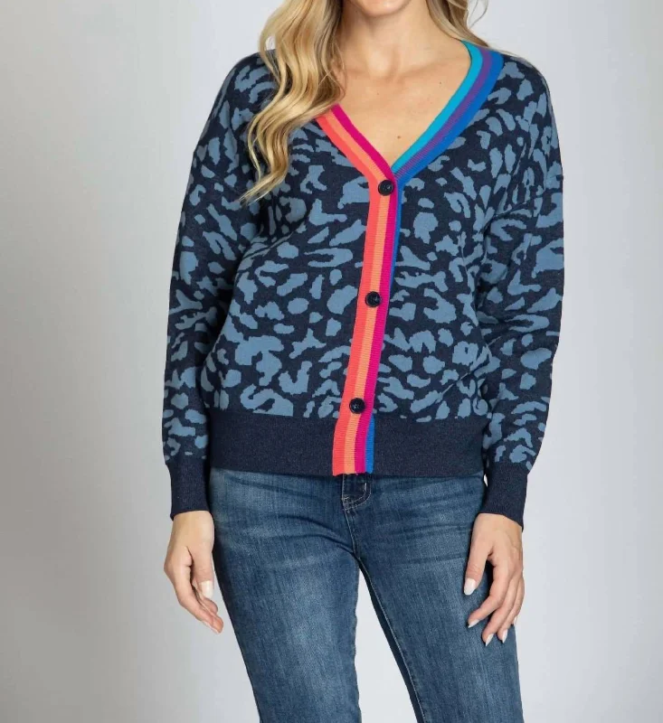 Limited Time Offer Leopard Sweater In Multi