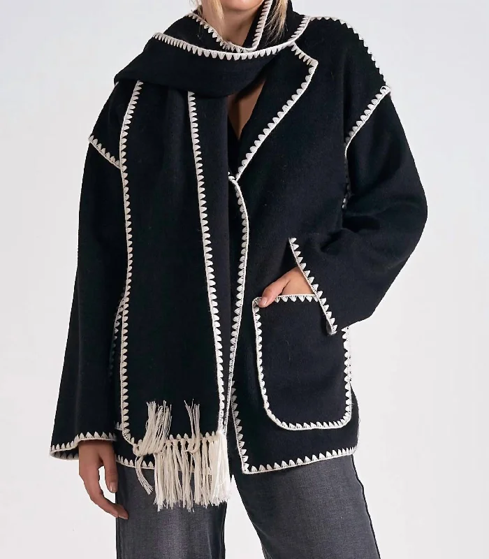 Women's Work Outfit Tracie Jacket In Black
