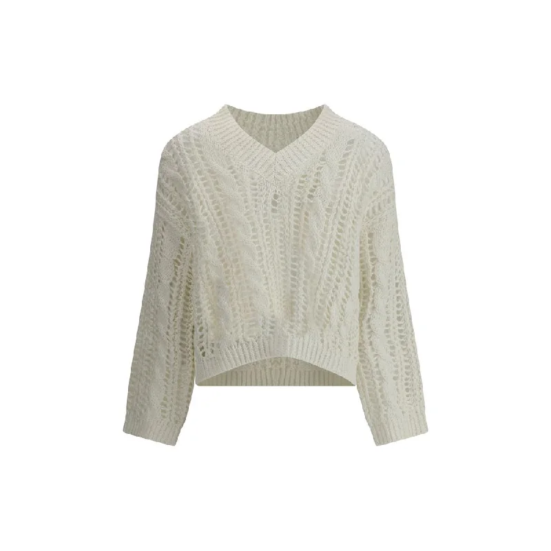 Enjoy Discount Brunello Cucinelli Lace-knitWomen's Sweater