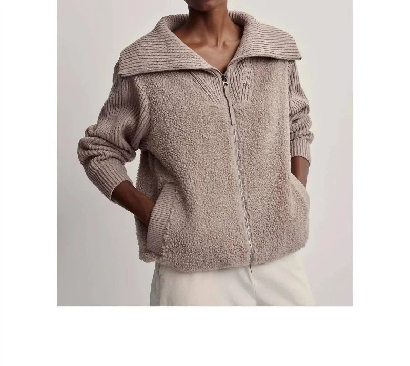 Comfortable Women's Apparel Ardley Zip Through In Etherea