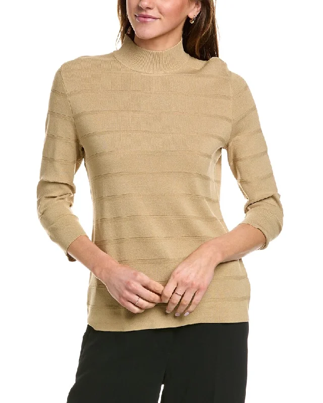 Trendy Fashion For Women Anne Klein Mock Neck Sweater