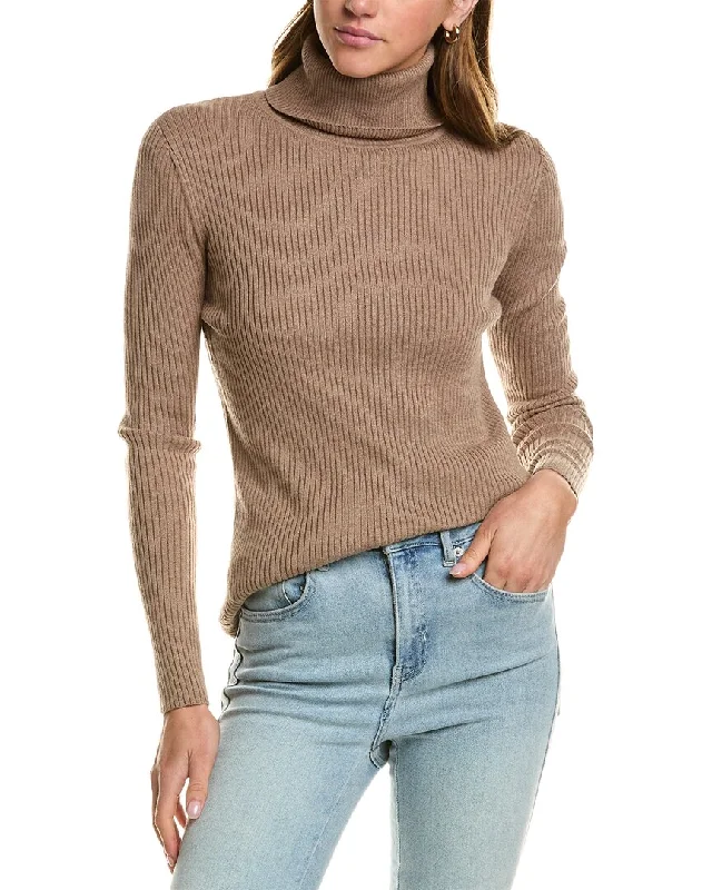 The Latest Trends Hannah Rose Turtleneck Cashmere-Blend Sweater