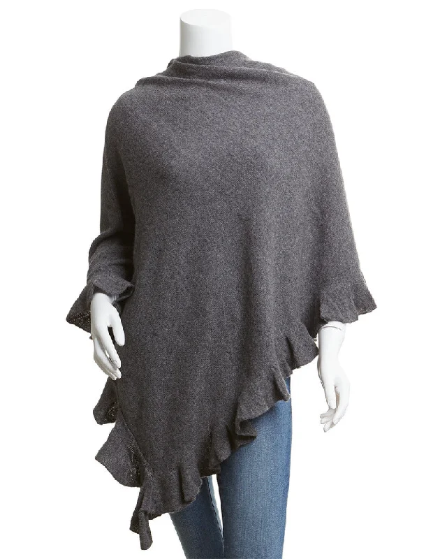 Fresh Styles, Fresh Deals Hannah Rose Ruffle Cashmere Topper