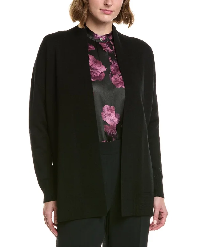 Sophisticated Cut Vince Drop Shoulder Wool Cardigan