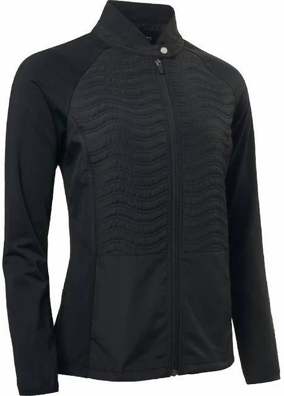 Women's Clothes And Apparel Sets Women Troon Hybrid Jacket In Black