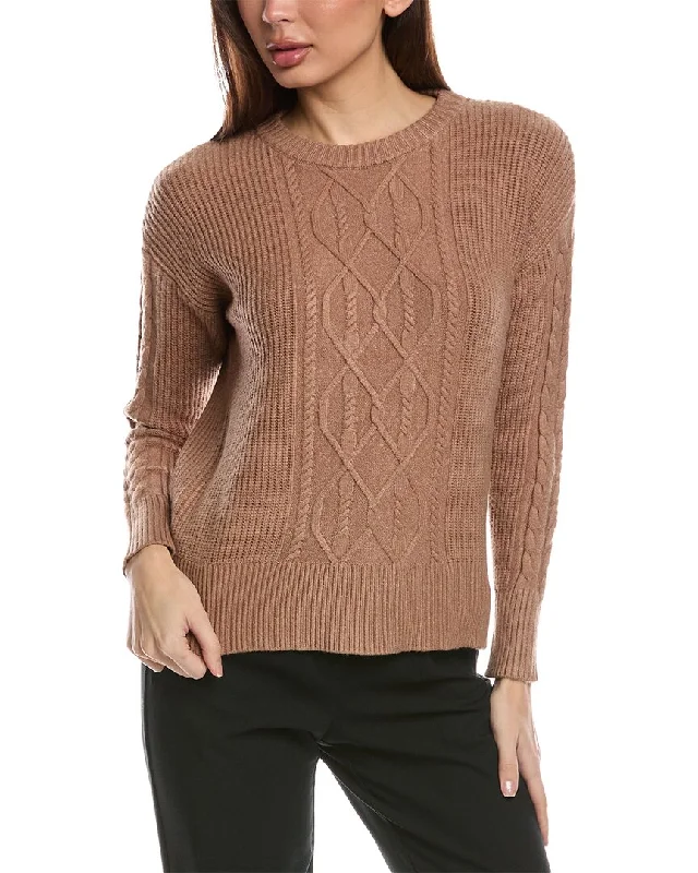Trendy Attire For Her T Tahari Cable Pullover