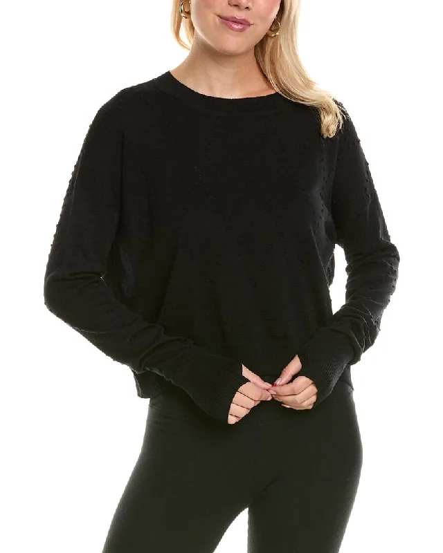Trend Forward Threads For Her PLANET Swiss Dot Sweater