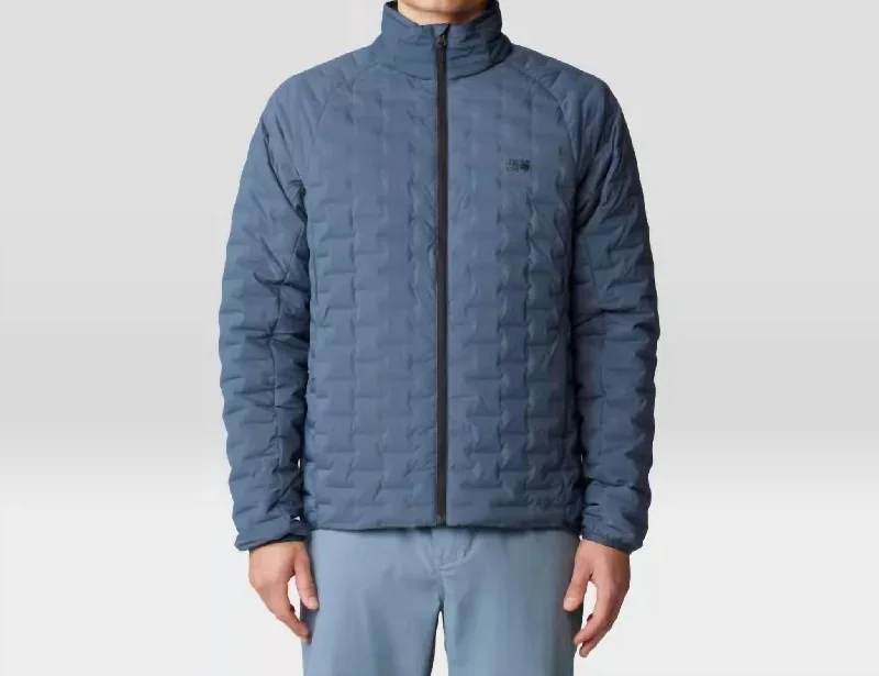 Women Clothes Stretchdown Light Jacket In Moon Blue