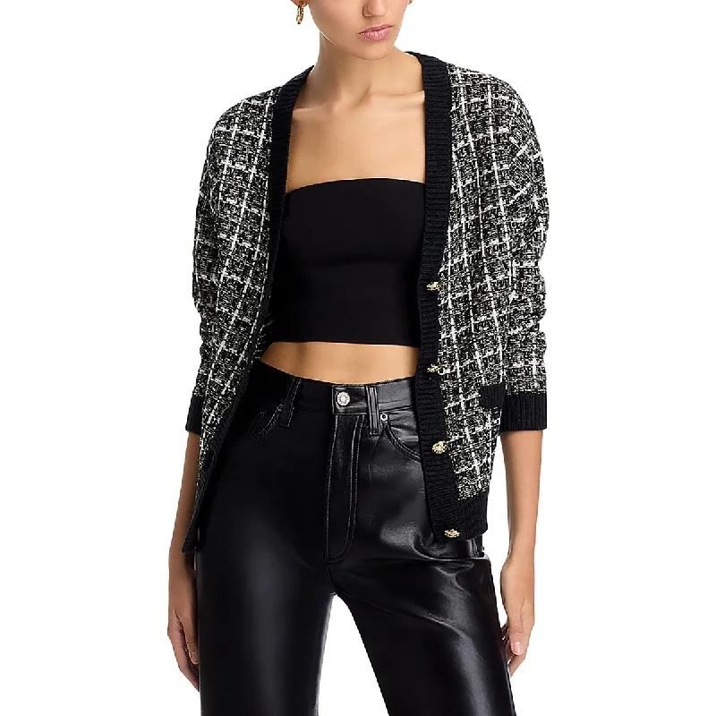 Father's Day Deals Womens Metallic Knit Cardigan Sweater