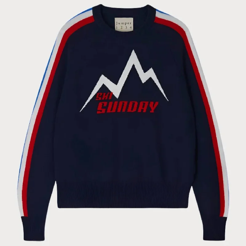 Exclusive Discounts Ski Sunday Sweater In Navy
